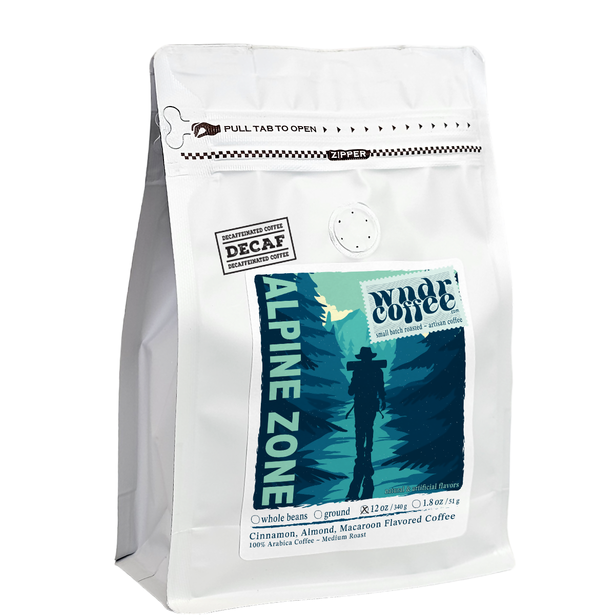 Alpine Zone - Cinnamon, Almond, and Macaroon Flavored Coffee