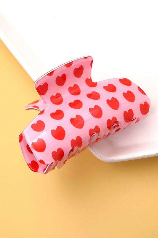 Valentine Claw Clip