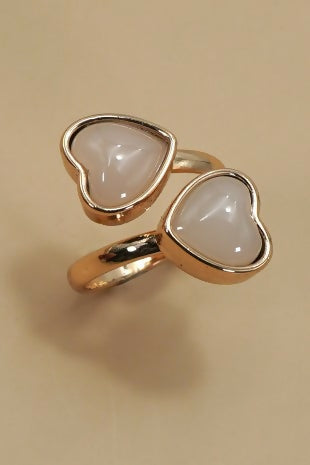 Double Heart Ring