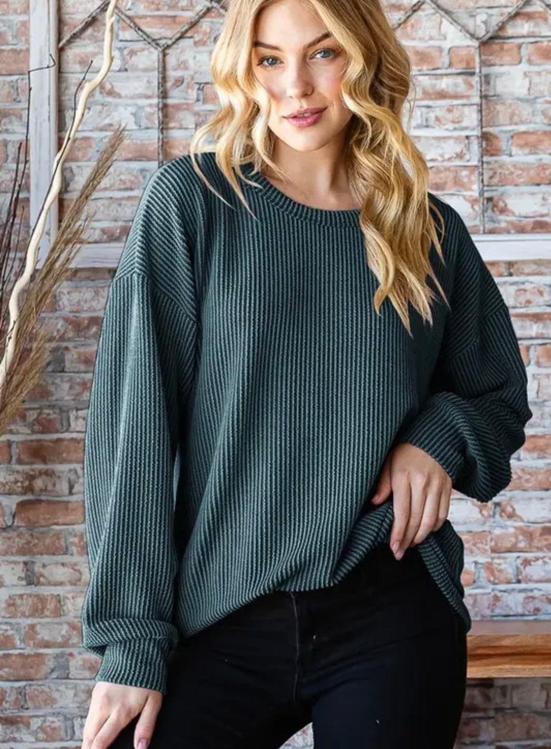 WC Simple Ribbed Top