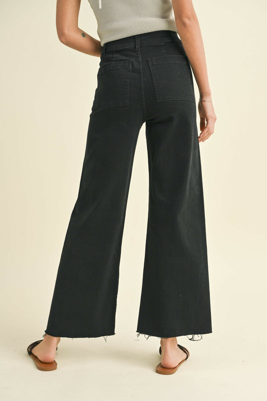 Onyx Wide Leg Denim