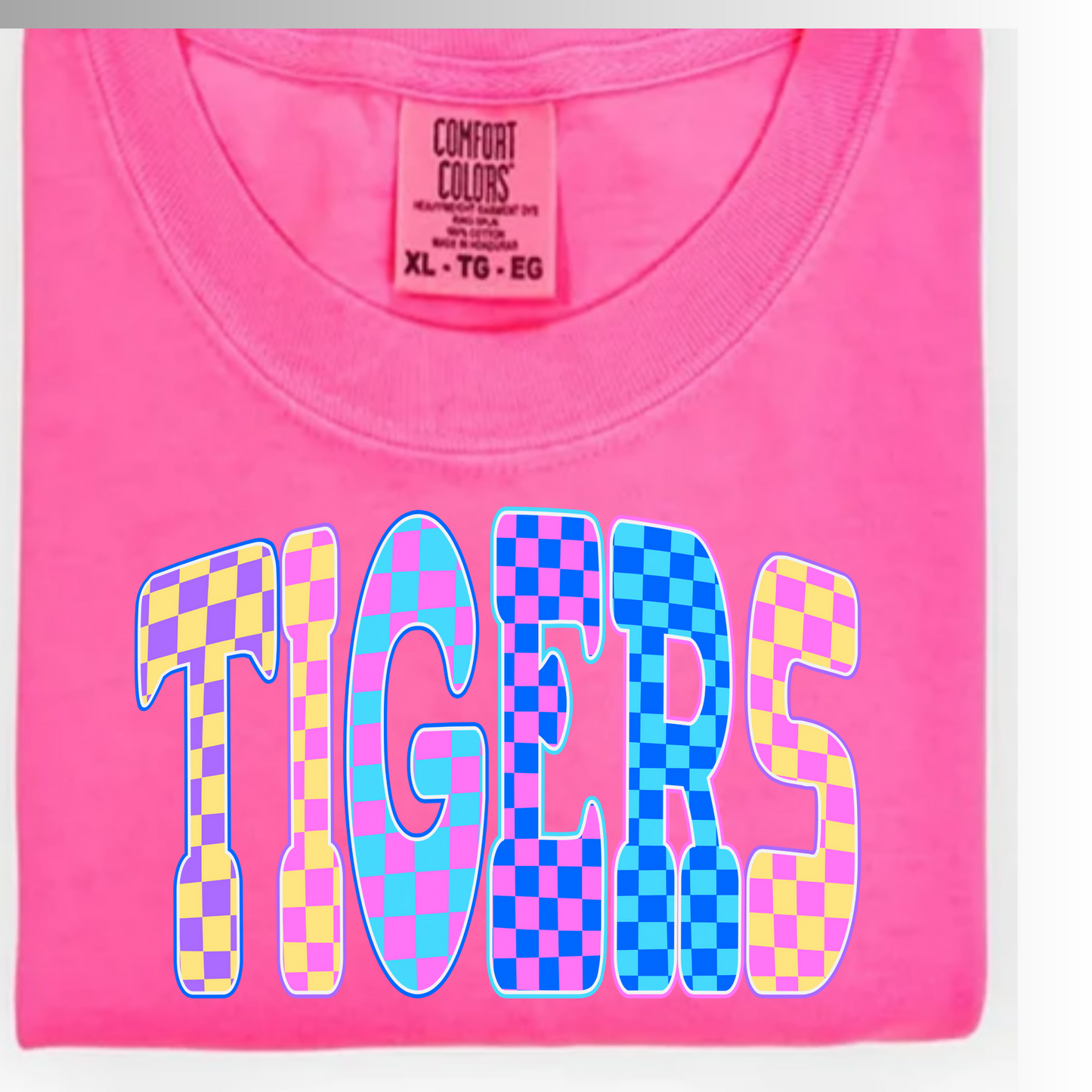 Color tigers checkered