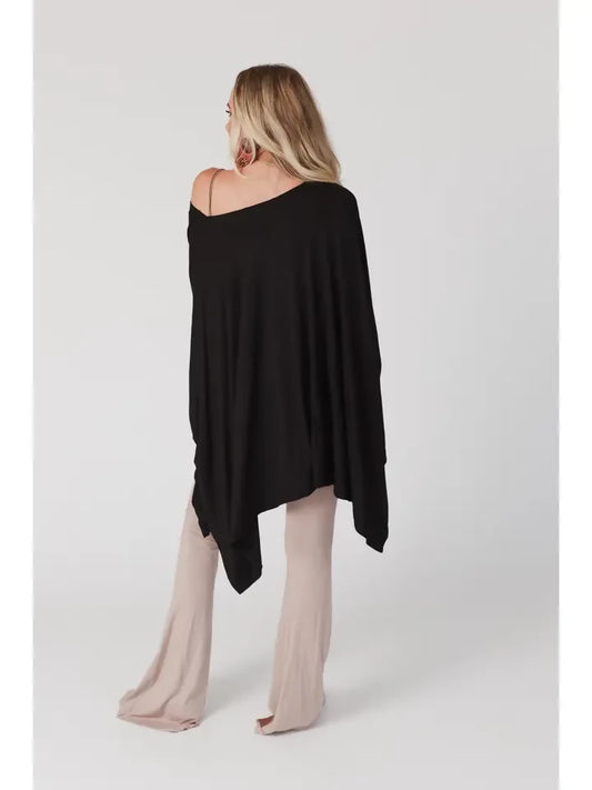 The Wren Boho Top - Black