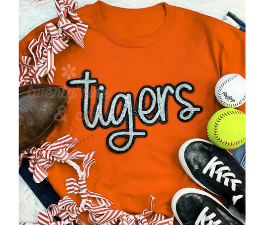 TNC Tigers Sequin Patch Crewneck