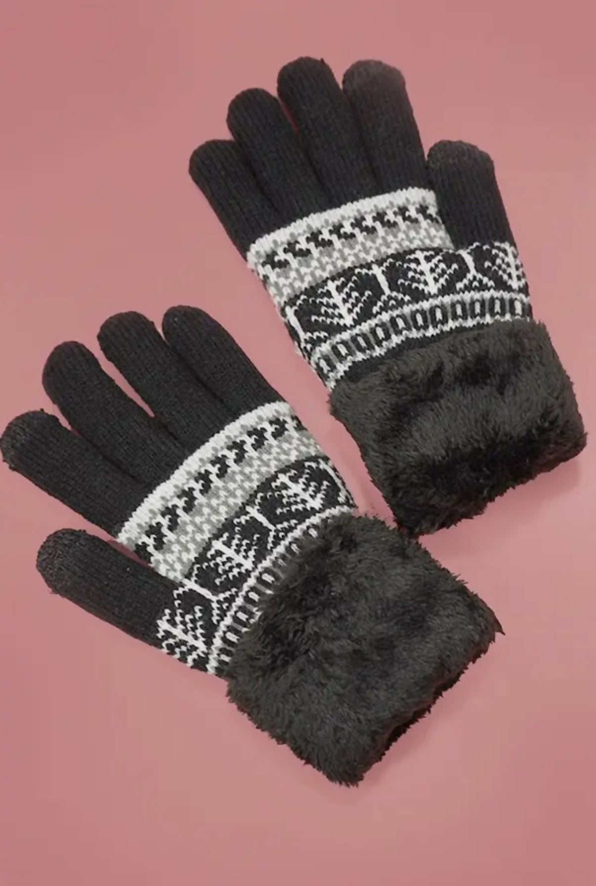 AZTEC BLACK GLOVES