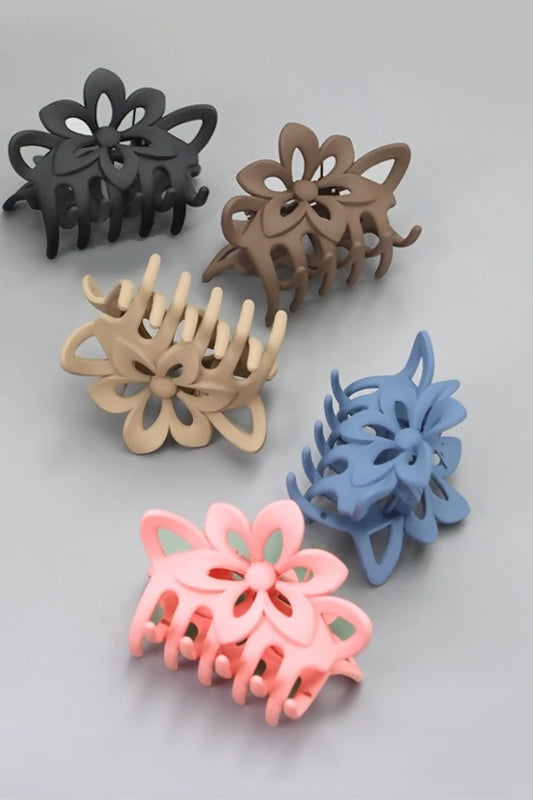 Flower Matte Hair Claw Clips | 40H695