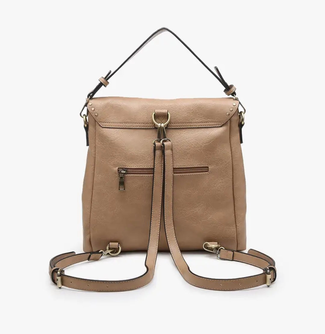 Indigo Backpack Studded Detail