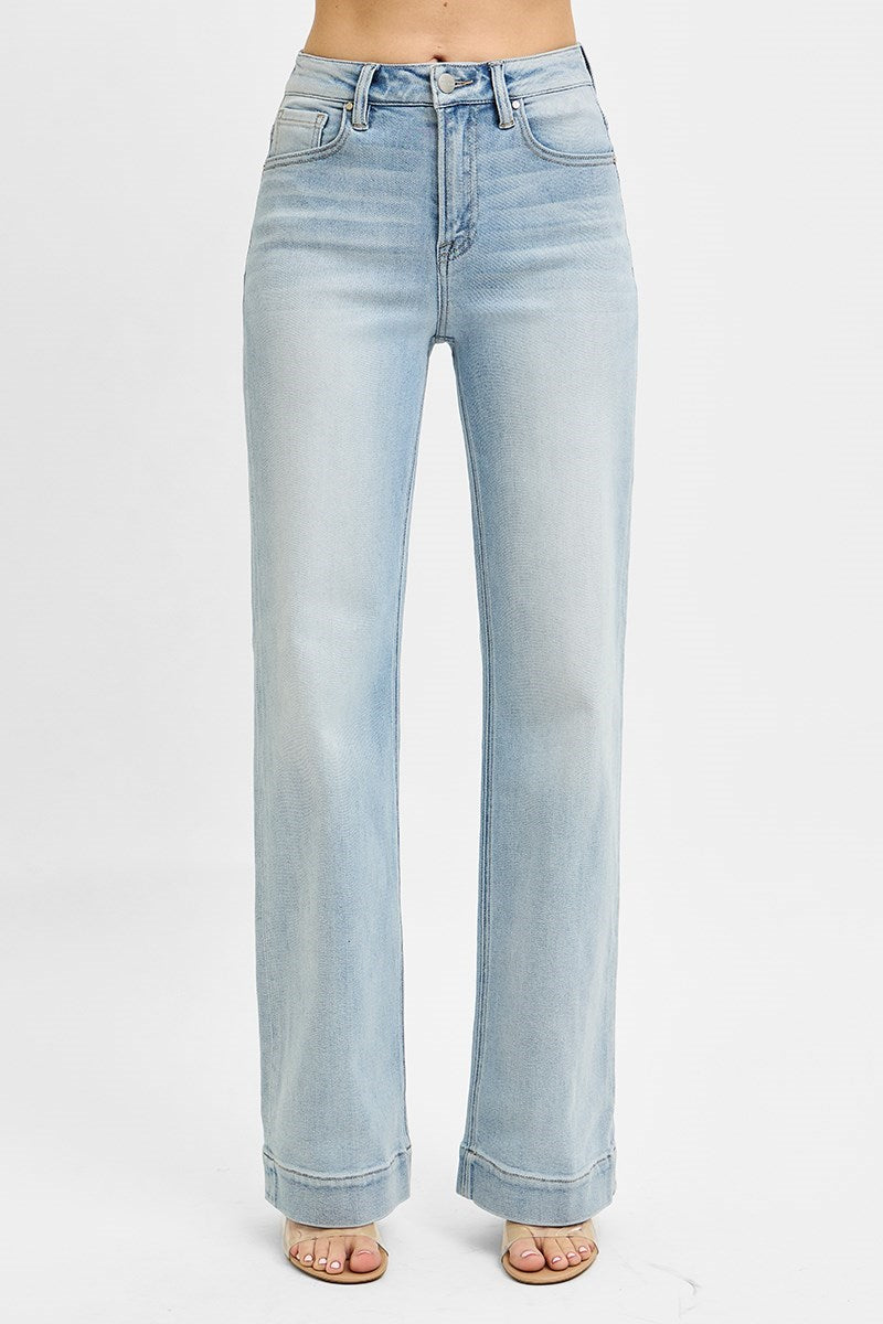 WC Risen Light High Rise Straight Denim