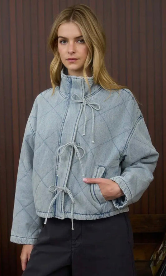 WC Quilted Bow Jacket