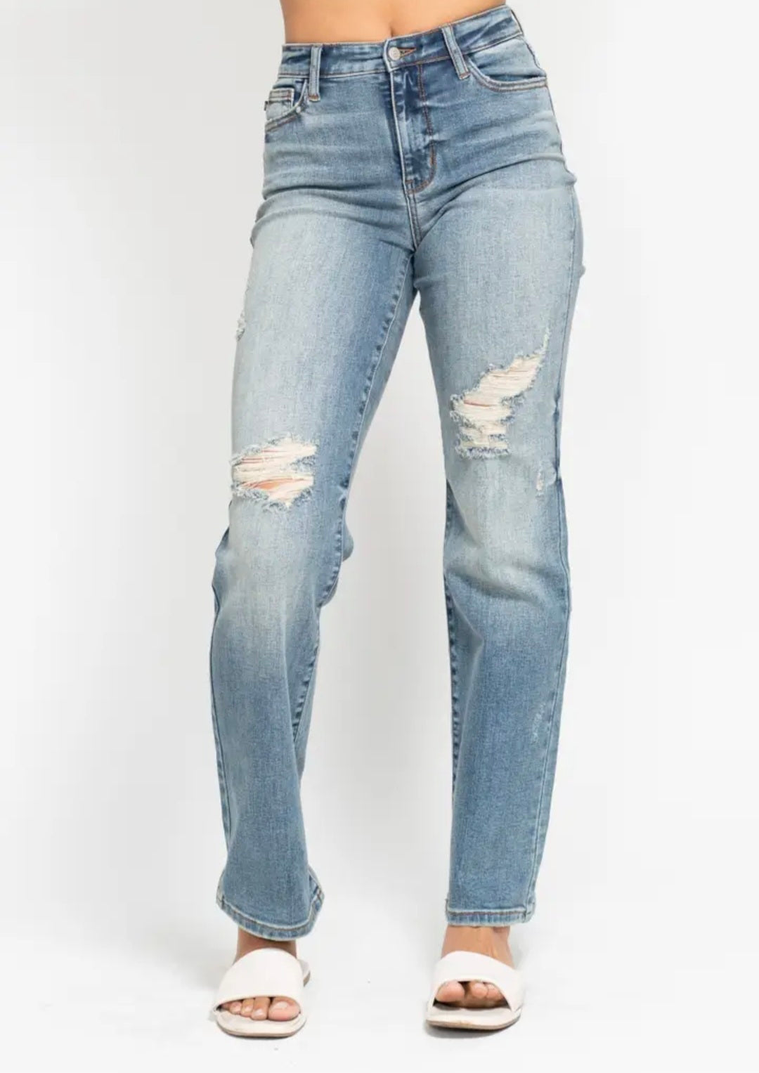 WC Dad Straight Distressed JB