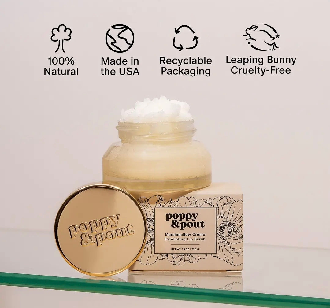 Poppy and Pout Lip Scrub