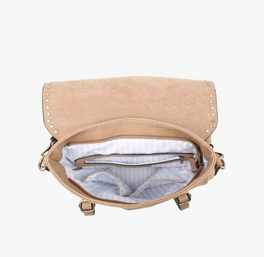 Indigo Backpack Studded Detail