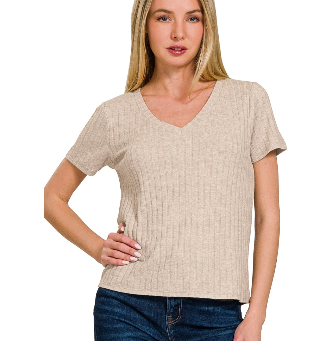 Basic V Neck Top