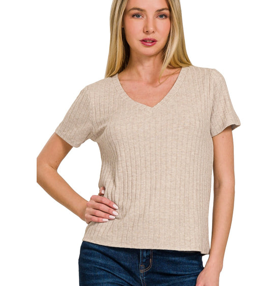 Basic V Neck Top