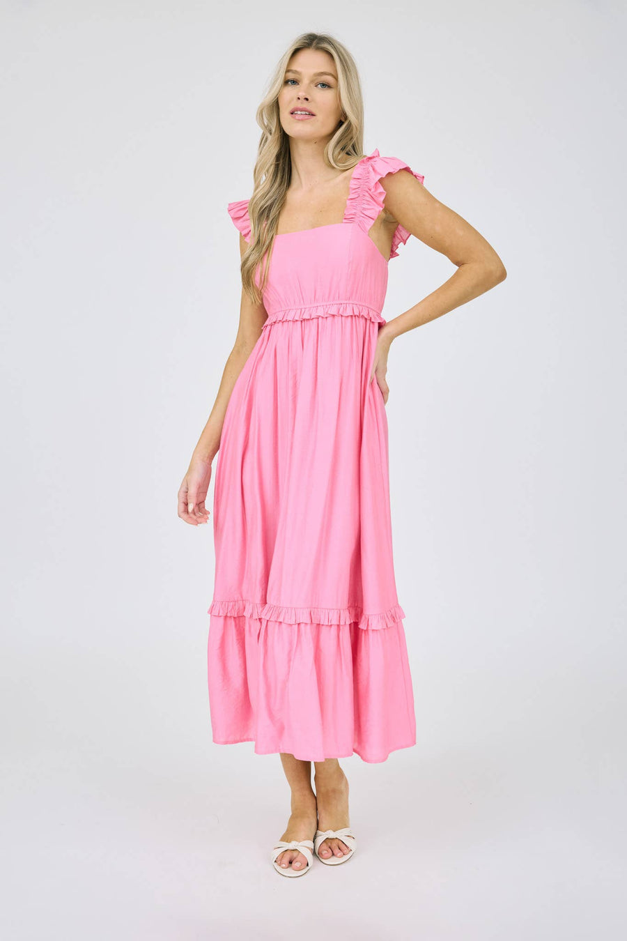 WC Ruffle Pink Maxi