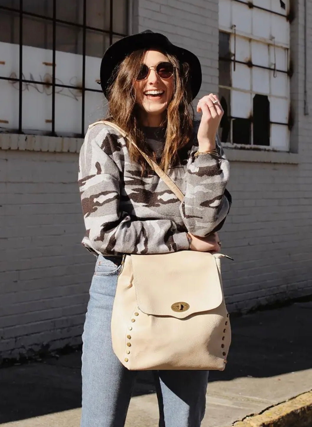 Bex Distressed Backpack